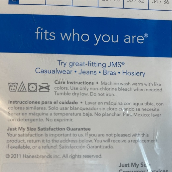 JMS Just My Size Lace Effects Cotton Briefs 5 Pack Underwear Panties Plus Sz 14 - Picture 7 of 13